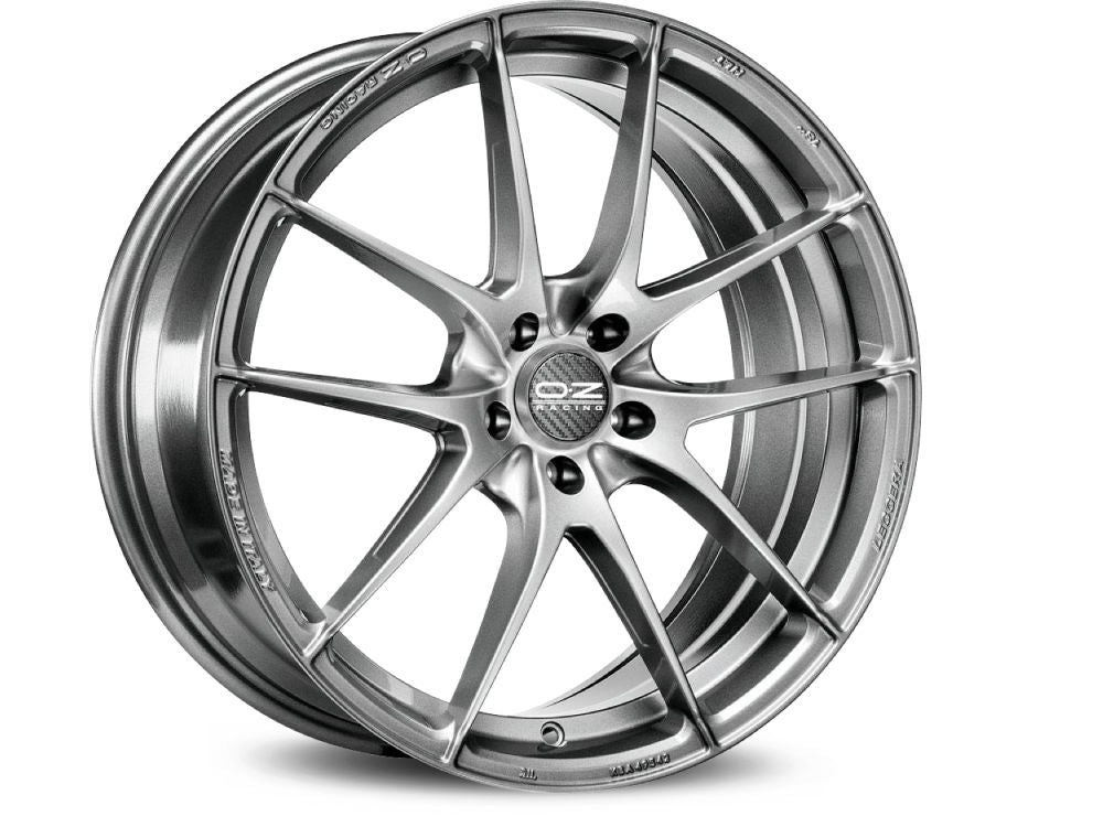 OZ Racing LEGGERA HLT Matte Light Grey 18x8 CUSTOM 5x112mm - WheelWiz