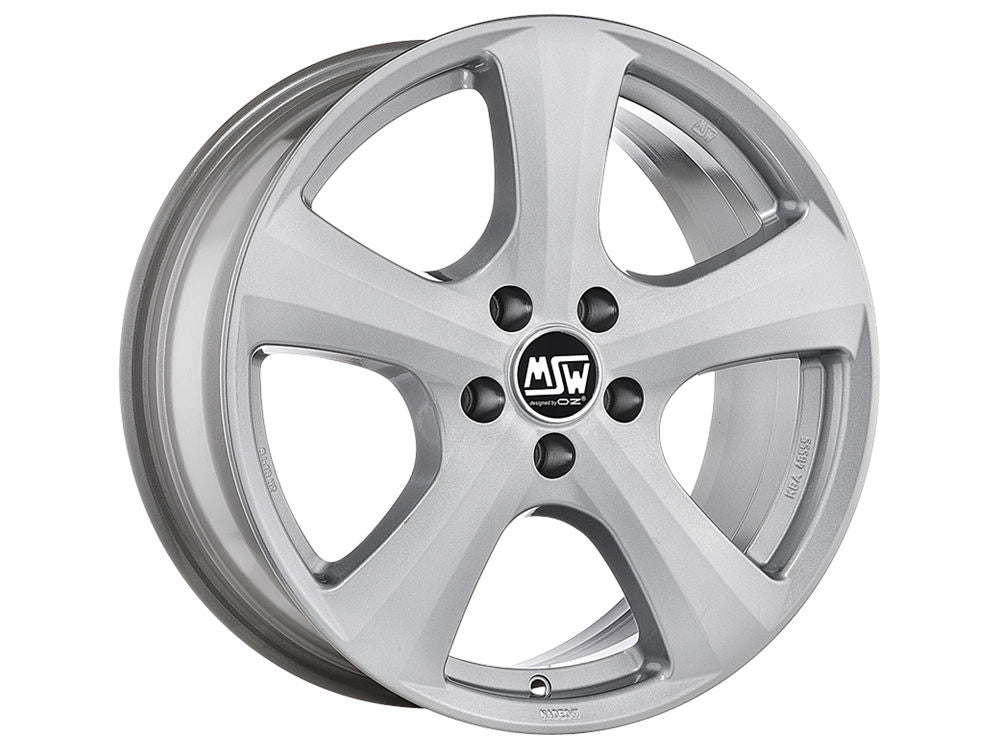 MSW 19 W FULL SILVER 16x7 +45 5x108mm 0mm - Wheelwiz