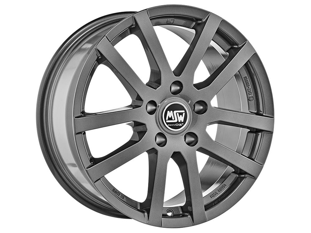 MSW 22 GREY SILVER 14x5.5 +39 4x100mm 0mm - Wheelwiz
