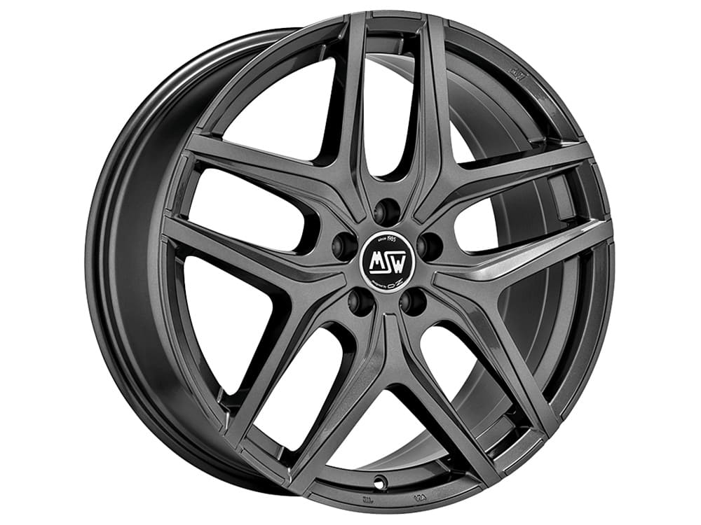MSW 40 Gloss Gunmetal 19x7.5 CUSTOM 5x108mm - WheelWiz