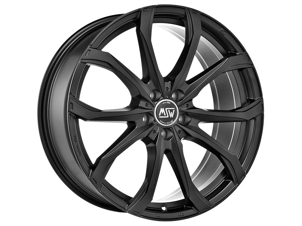 MSW 48 Matt Black 19x9 CUSTOM 5x120mm - WheelWiz