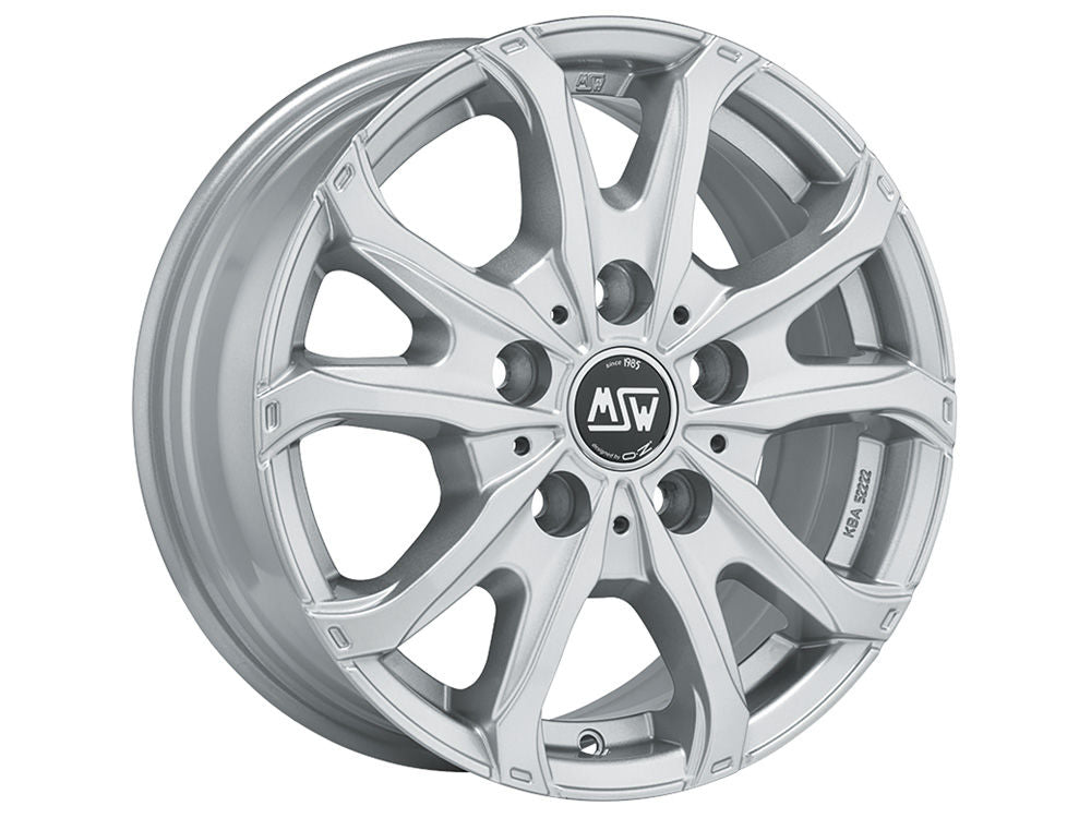 MSW 48 VAN FULL SILVER 16x6.5 +60 5x160mm 0mm - Wheelwiz