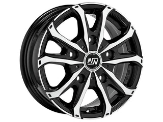 MSW 48 VAN GLOSS BLACK FULL POLISHED 16x6.5 +60 5x120mm 0mm