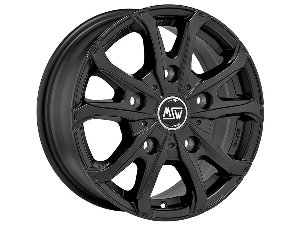 MSW 48 VAN MATT BLACK 16x6.5 +55 5x130mm 0mm - Wheelwiz