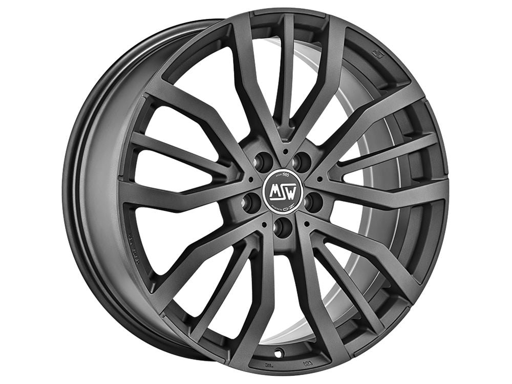 MSW 49 Matt Gunmetal 18x8 CUSTOM 5x108mm - WheelWiz