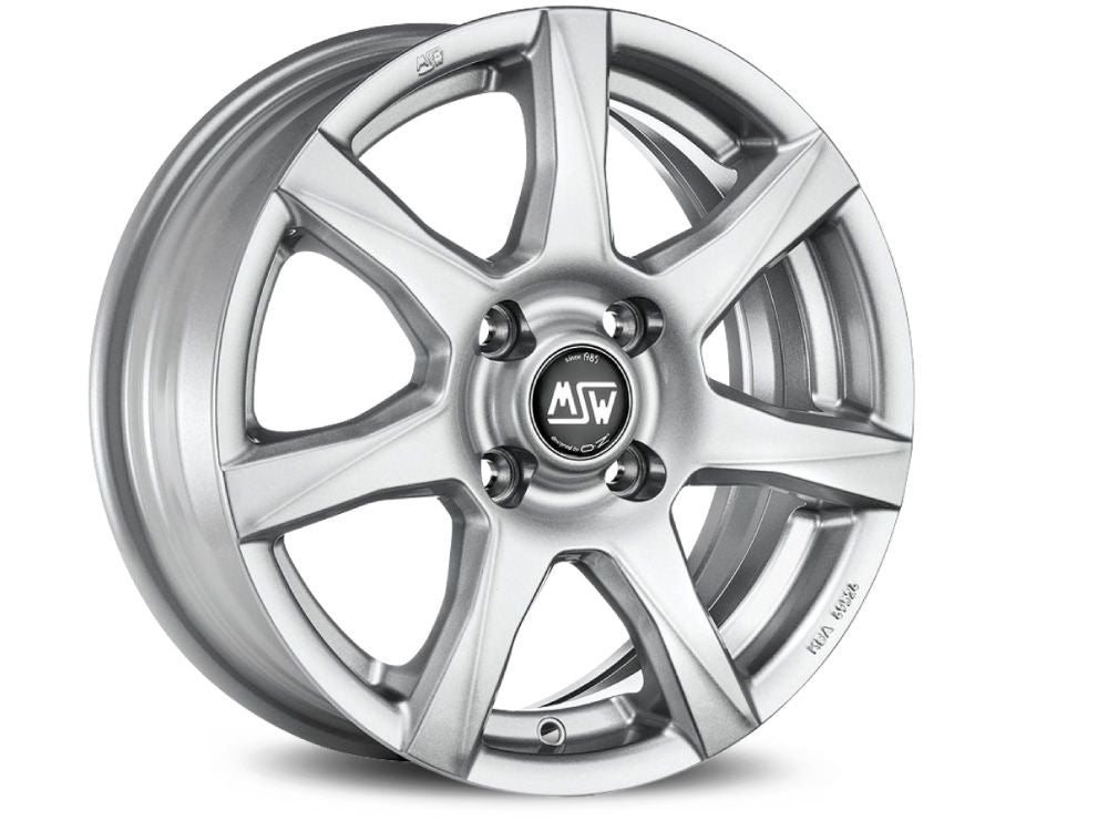 MSW 77 Full Silver 17x7.5 CUSTOM 5x112mm - WheelWiz