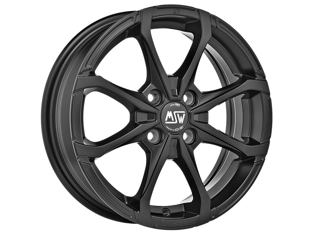 MSW X4 Matt Black 14x5.5 CUSTOM 4x108mm - WheelWiz