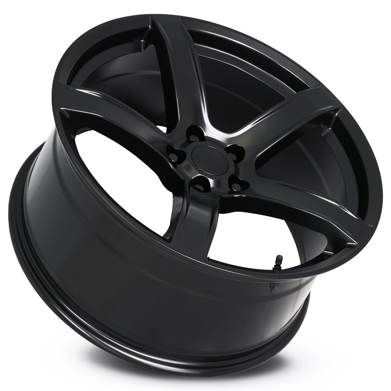 Factory Reproductions FR 77F Satin Black 20x9.5 +15 5x115mm 71.5mm