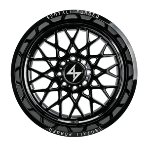 Sentali Forged SF-5 Gloss Black 24x16 -99 8x180mm 0mm - WheelWiz