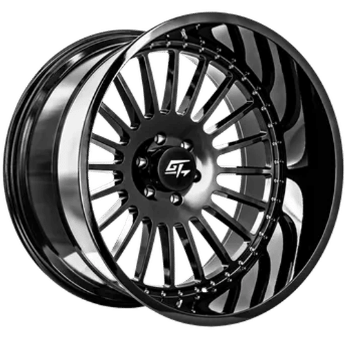 GT Off-Road Strike Gloss Black Gloss Black 24x12 -44 8x180mm 125.2mm