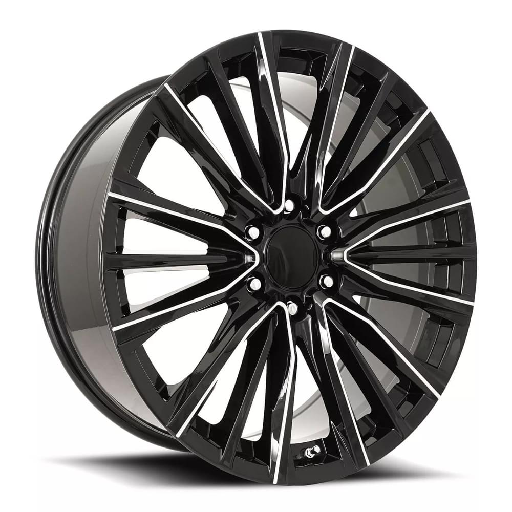 Factory Reproductions FR 205 Gloss Black Balled Milled 26x10 +31 6x139.7mm 78.1mm