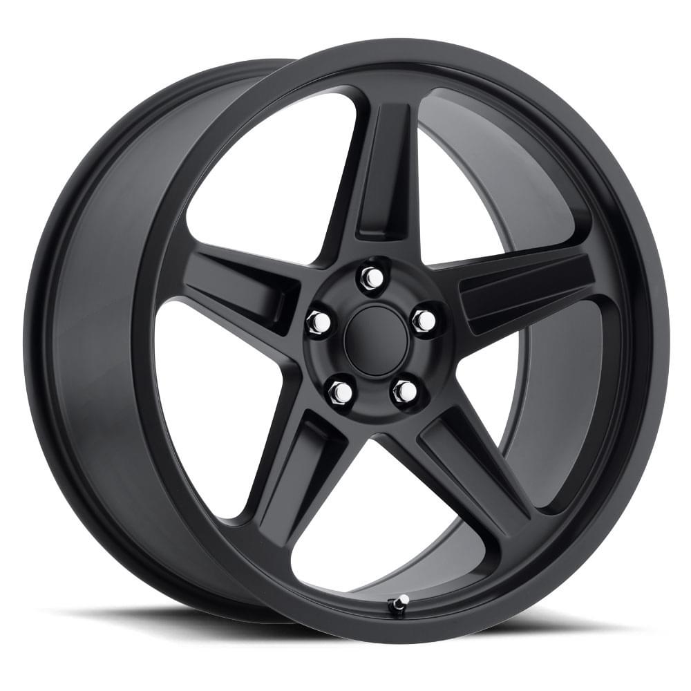 Factory Reproductions FR 73 Satin Black 20x9.5 +12 5x115mm 71.5mm