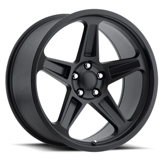 Factory Reproductions FR 73 Satin Black 20x9.5 +12 5x115mm 71.5mm