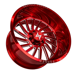 Sentali Forged SF-1 Red Milled 26x12 -44 8x165.1mm 0mm - WheelWiz