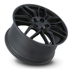 Factory Reproductions FR 401 Satin Titanium Grey Machine Face Wdark Clr 19x10 +79 5x120.65mm 70.3mm
