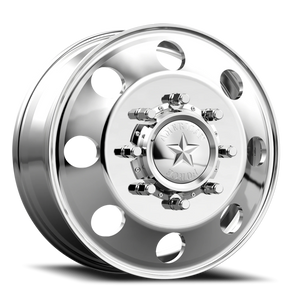 American Force 1 Classic DBO Polished 19.5x6.75 -123 8x210mm 154mm - Wheelwiz