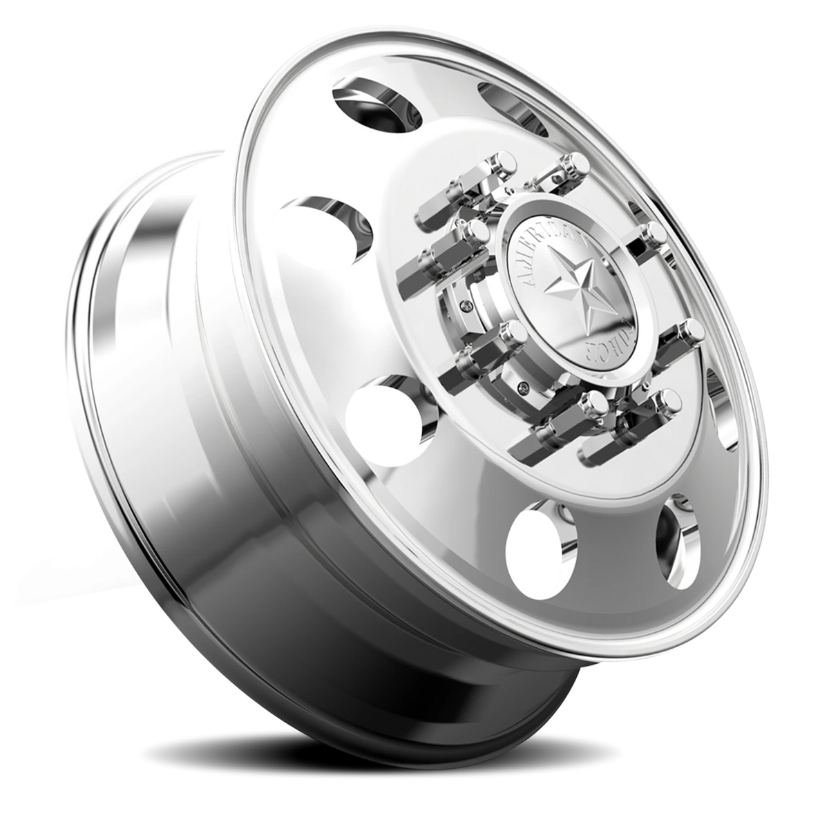American Force 1 Classic DBO Polished 19.5x6.75 -123 8x165.1mm 122mm - Wheelwiz