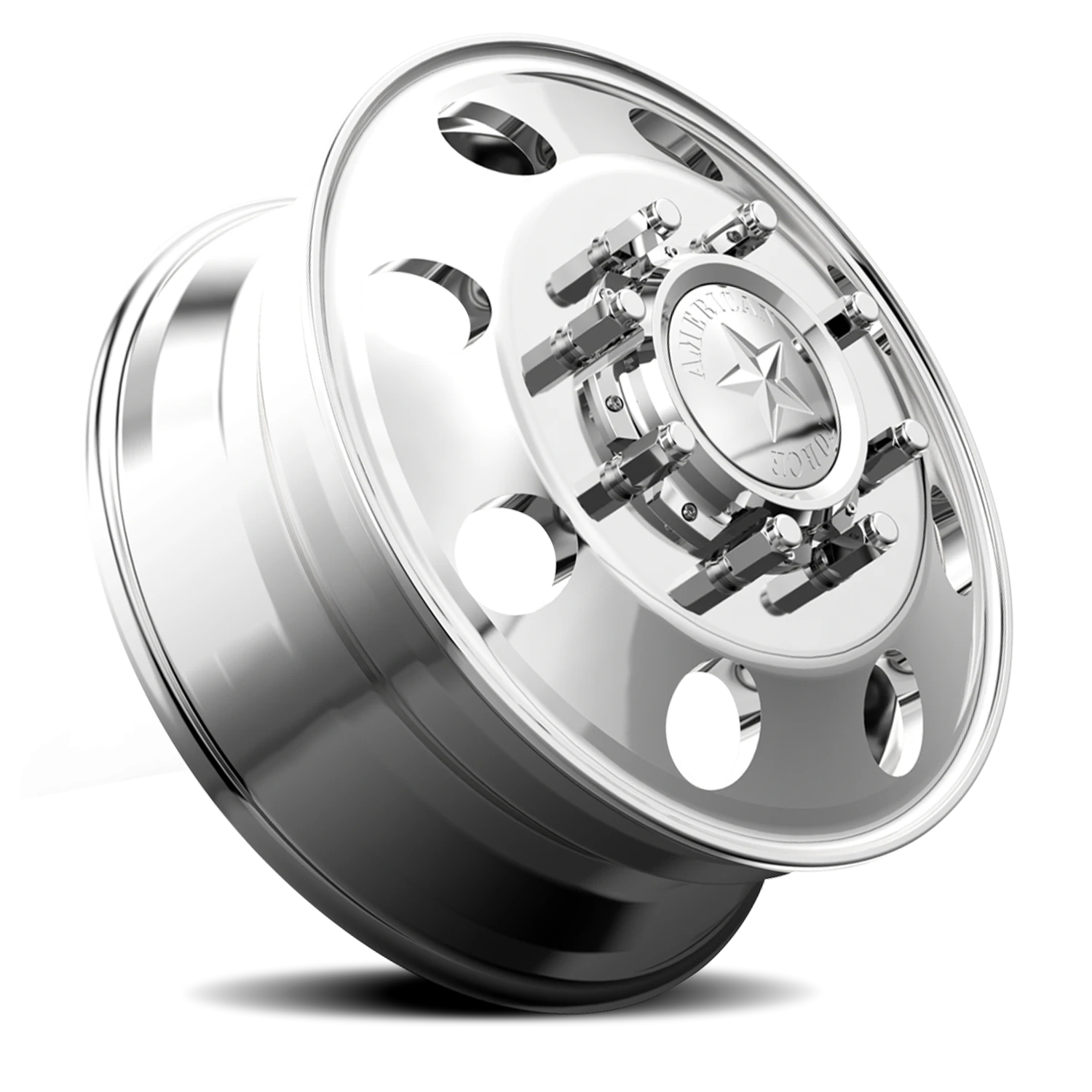 American Force 1 Classic DBO Polished 19.5x6.75 -123 8x170mm 125mm - Wheelwiz