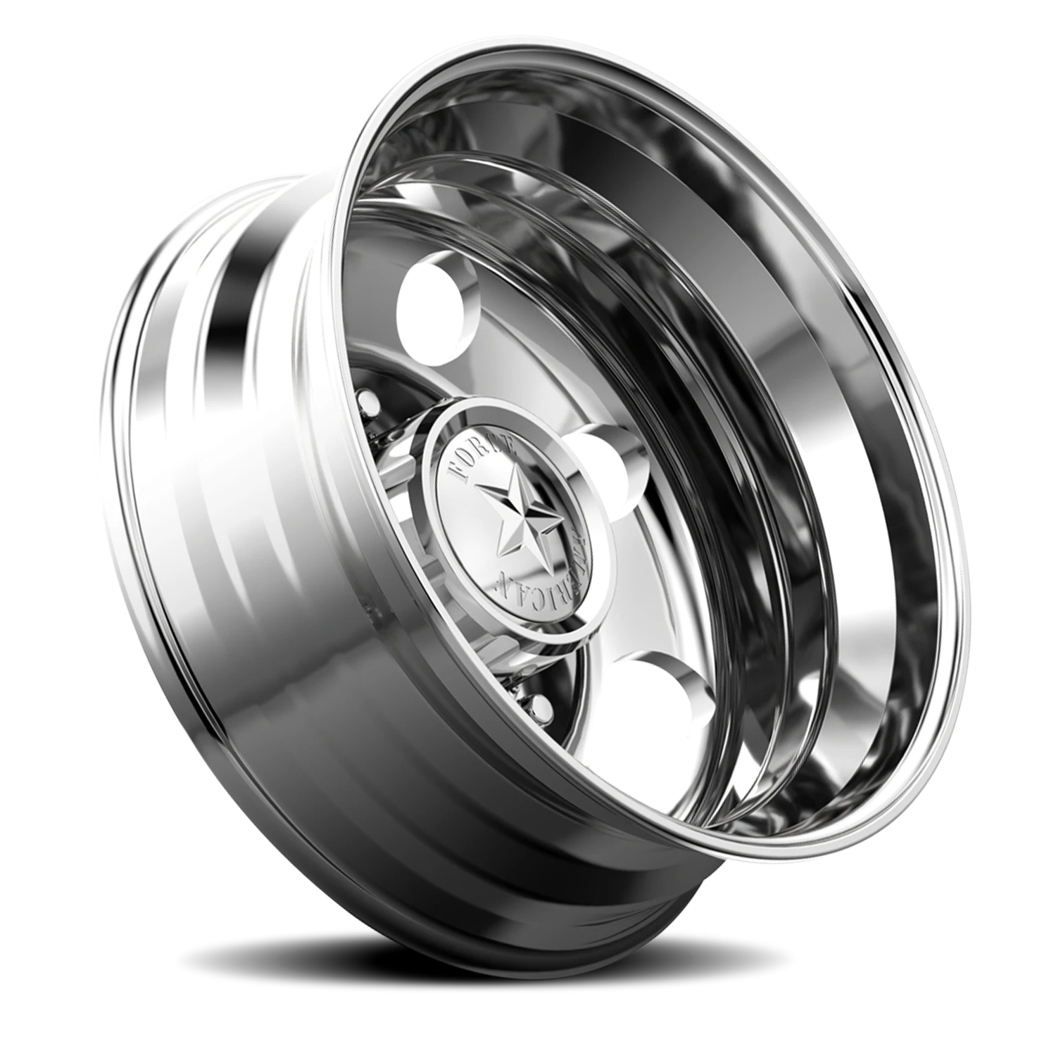 American Force 1 Classic DBO Polished 19.5x6.75 -123 8x200mm 142mm - Wheelwiz