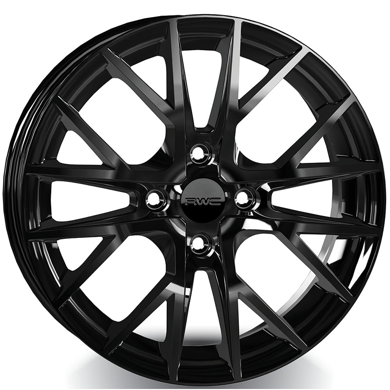 rin RWC 1009 Black 16x6.5 +38 4x98mm 58.1mm– Wheelwiz