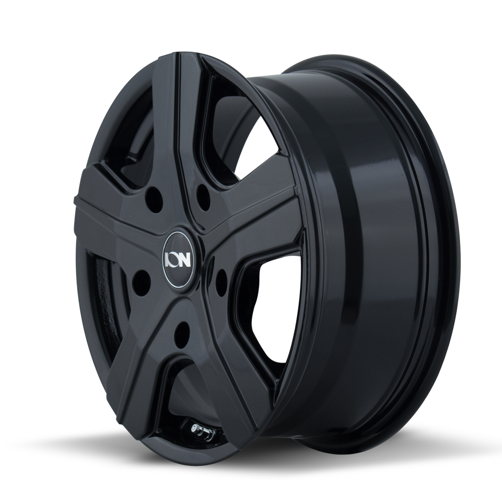 ION 101 Gloss black 16x7 +55 5x160mm 65.1mm - WheelWiz