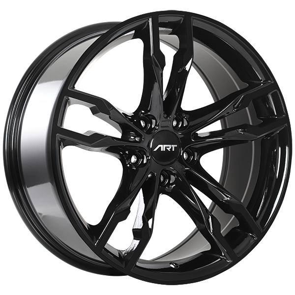 ART Replica REPLICA 165 Gloss Black 18x8 +25 5x112mm 66.6mm - WheelWiz