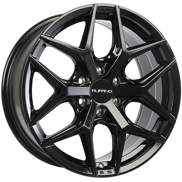 Ruffino DEMON Gloss Black 18x8 +35 6x120mm 67.1mm - Wheelwiz