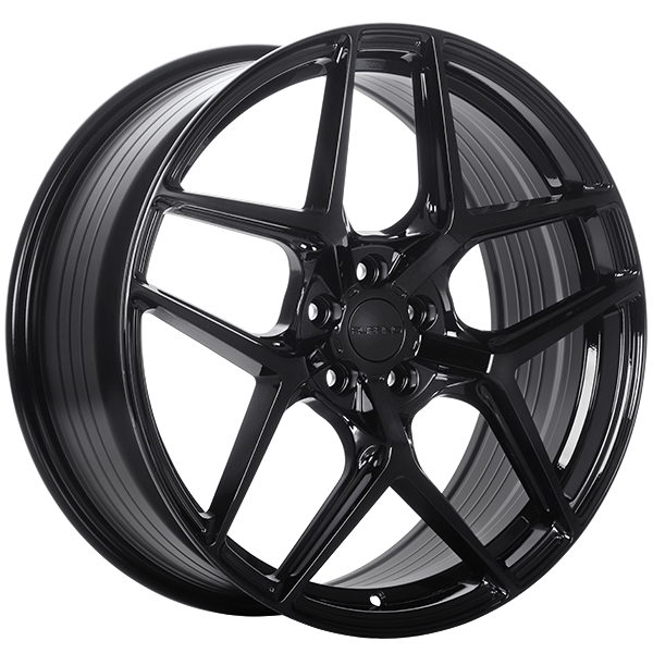 Ruffino VADER Gloss Black 20x8.5 +40 5x108mm 63.4mm - Wheelwiz