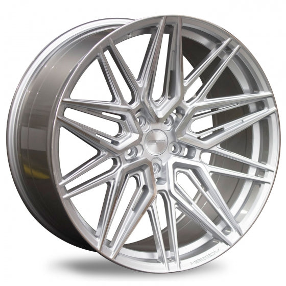 VOSSEN HF7 22x11 +32 5x120 DEEP 72.56 SILVER POLISHED