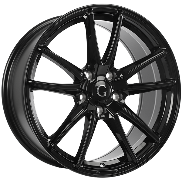 【GHOST】 Ghost Wheels GHOST Gloss Black 18x8 +42 5x114.3mm 73.1mm– Wheelwiz