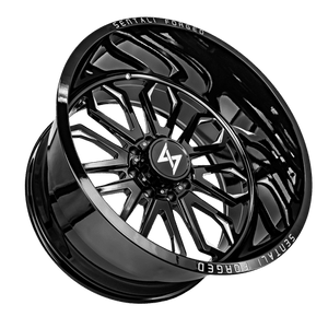 Sentali Forged SF-3 Gloss Black Milled 24x16 -99 8x180mm 0mm - WheelWiz