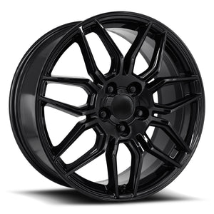 Factory Reproductions FR 401 Gloss Black 19x8.5 +56 5x120.65mm 70.3mm