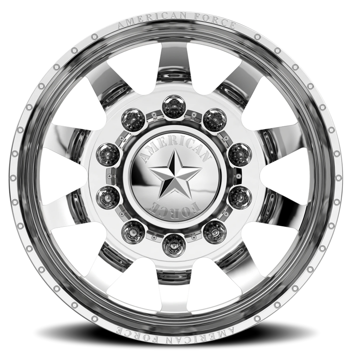 American Force 11 Independence DRW Polished 24x8.25 -145 10x225mm 170mm - Wheelwiz