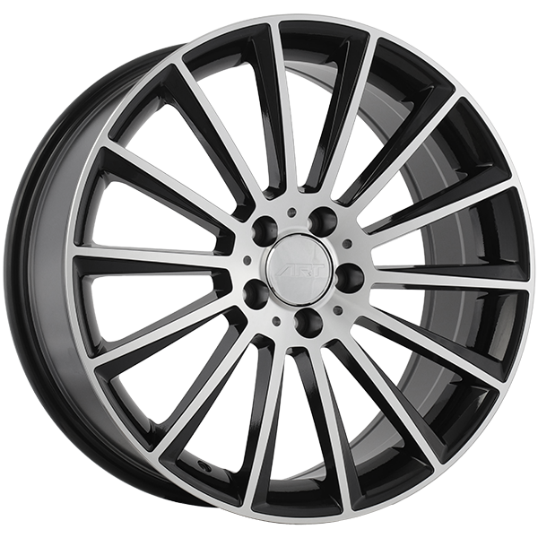 ART Replica REPLICA 194 Gloss Black - Machined Face 19x8 +33 5x112mm 66.6mm - Wheelwiz