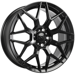 DAI DTM Gloss Black 17x7.5 +45 5x114.3mm 67.1mm
