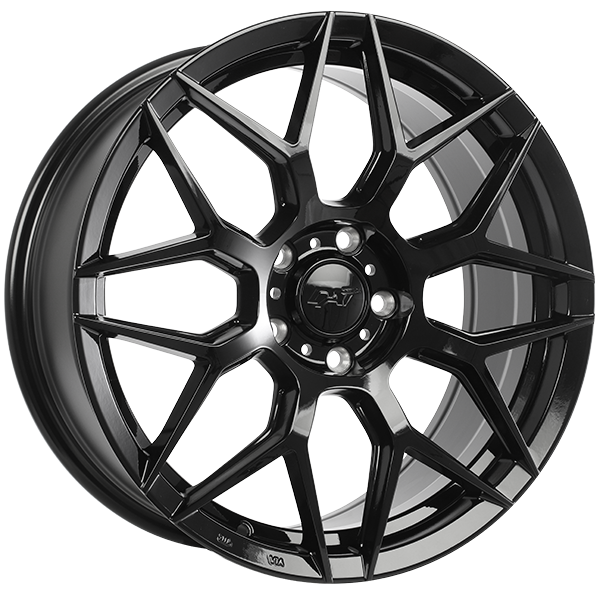 DAI DTM Gloss Black 18x8 +45 5x114.3mm 67.1mm | Wheelwiz