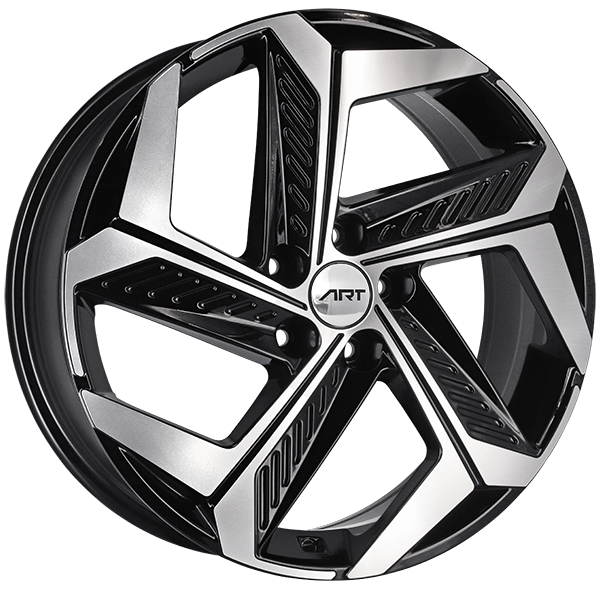 ART Replica REPLICA 222 Gloss Black - Machined Face 19x7.5 +50 5x114.3mm 67.1mm - Wheelwiz