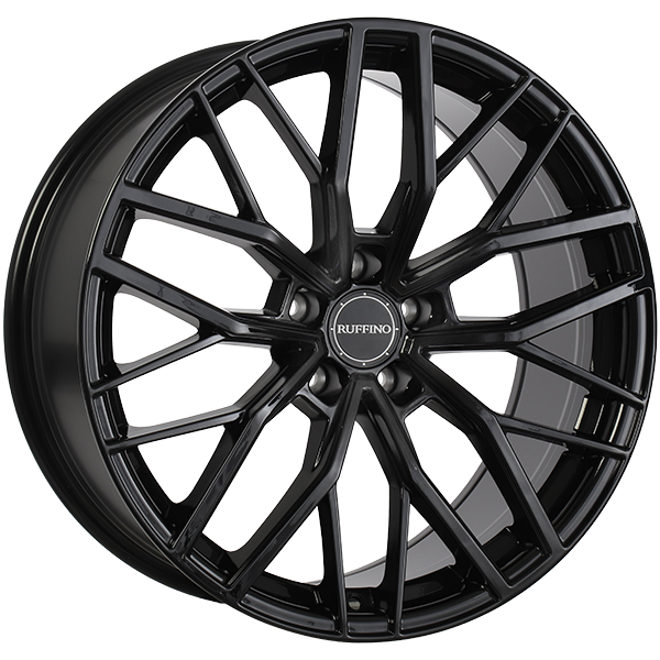 Ruffino TEKNIK Gloss Black 19x8.5 +35 5x120mm 72.6mm - Wheelwiz