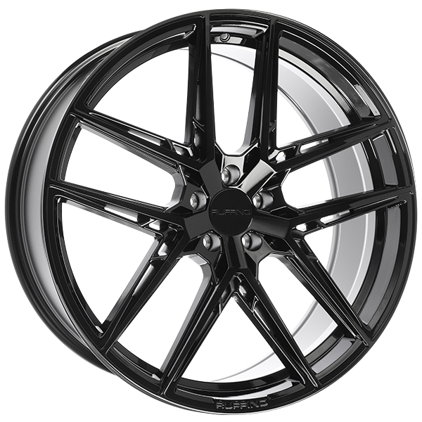 Ruffino RAYDEN Gloss Black 20x9 +35 5x127mm 71.5mm - Wheelwiz