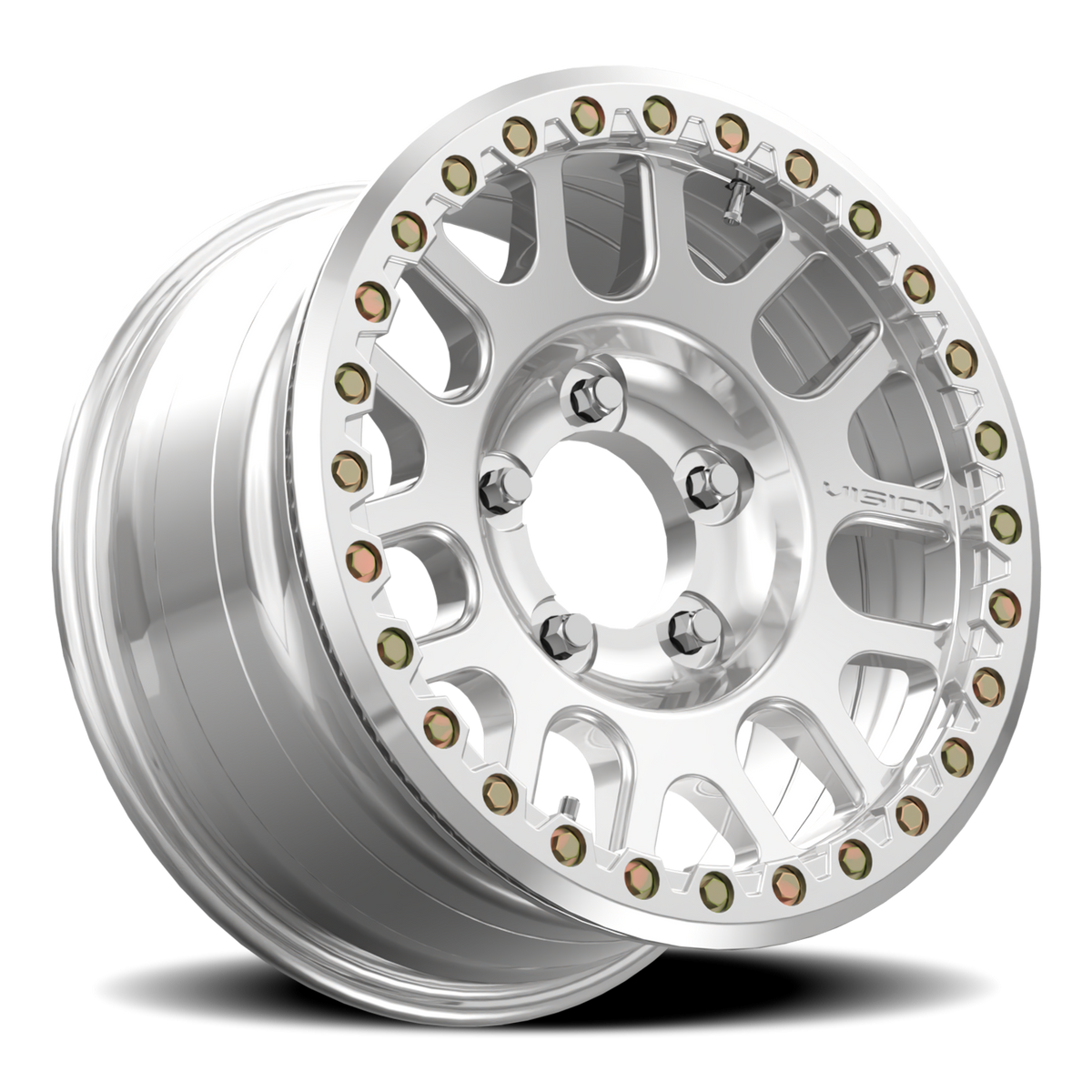 Vision Wheel 111BL Polished 17x9 +26 5x139.7mm 108mm - Wheelwiz