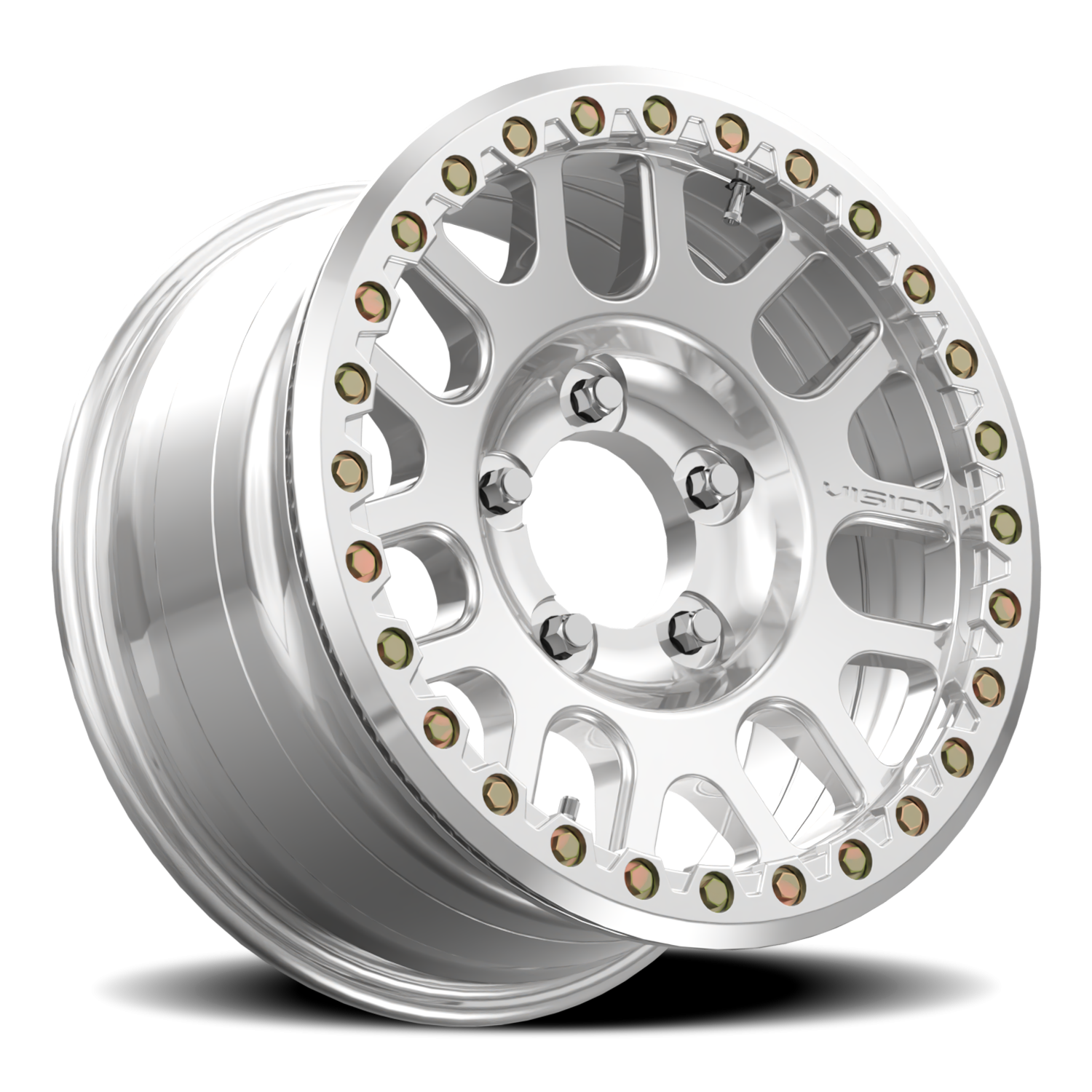 Vision Wheel 111BL Polished 17x9 +26 5x139.7mm 108mm - Wheelwiz