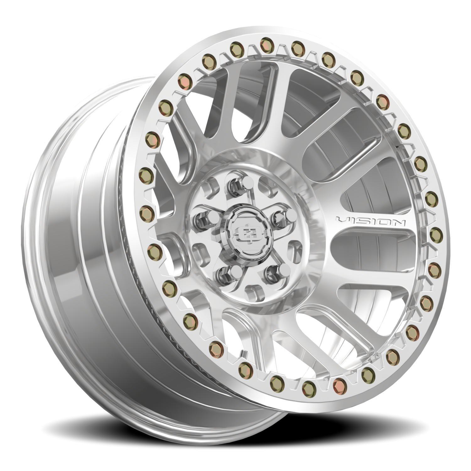 Vision Wheel 111BL Polished 18x9 -12 5x127mm 83mm - Wheelwiz