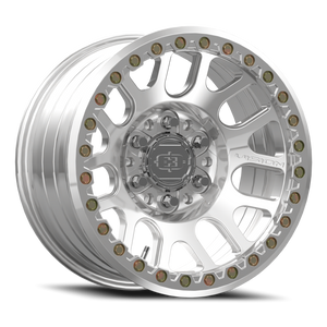 Vision Wheel 111BL Polished 17x9 -12 6x139.7mm 108mm - Wheelwiz