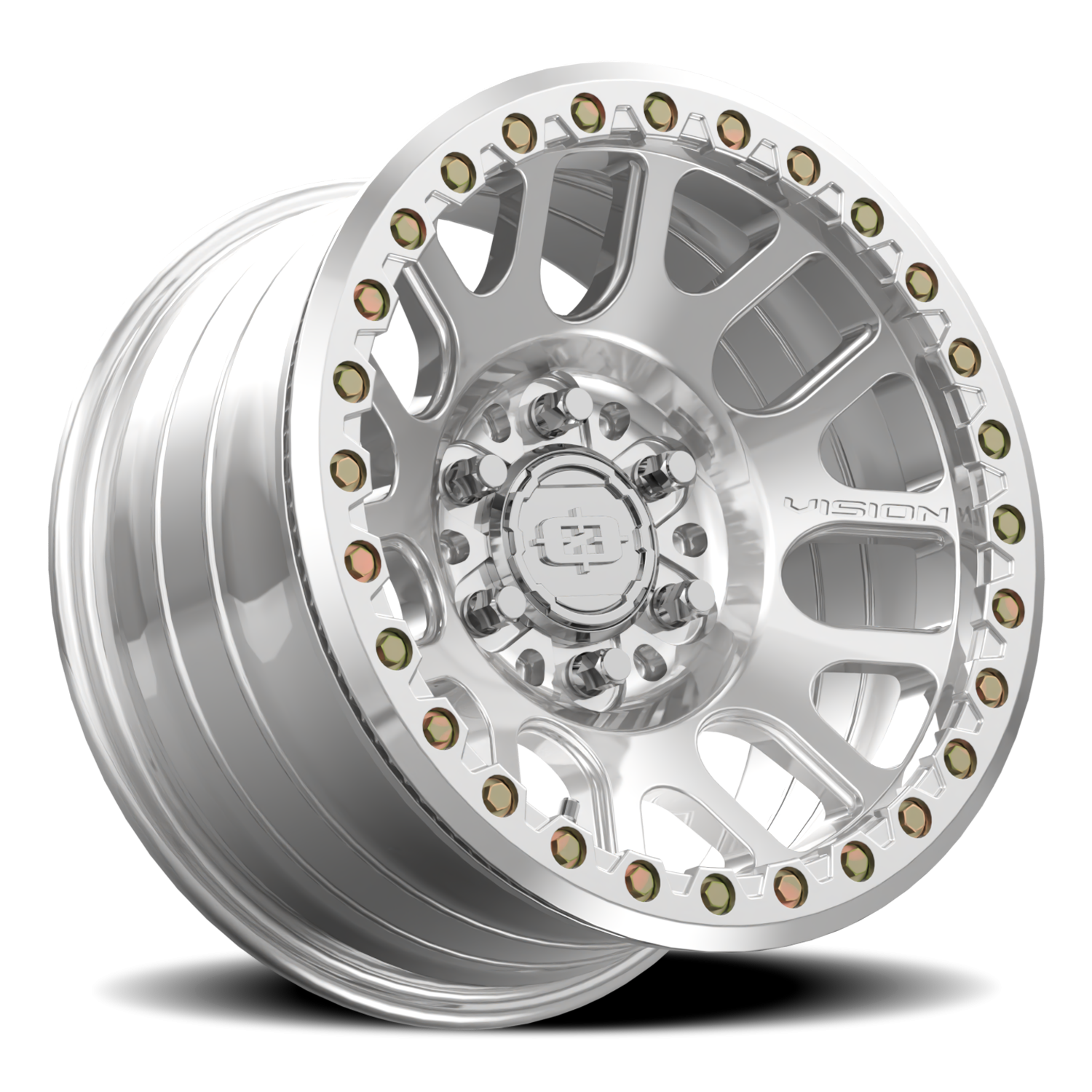 Vision Wheel 111BL Polished 17x9 -12 6x139.7mm 108mm - Wheelwiz