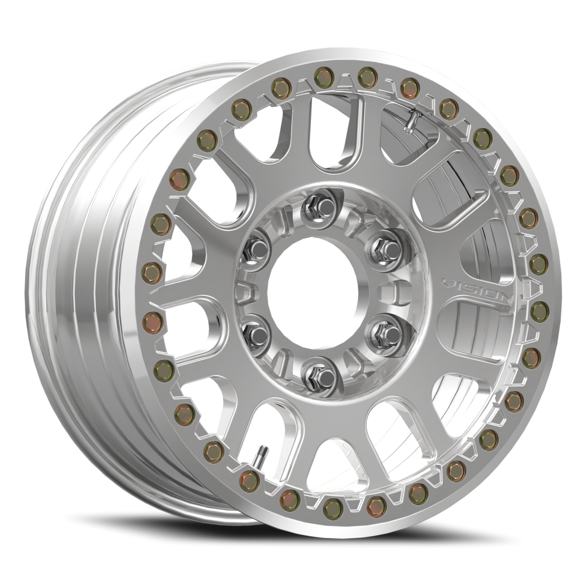 Vision Wheel 111BL Polished 17x9 +26 6x165.1mm 110mm - Wheelwiz