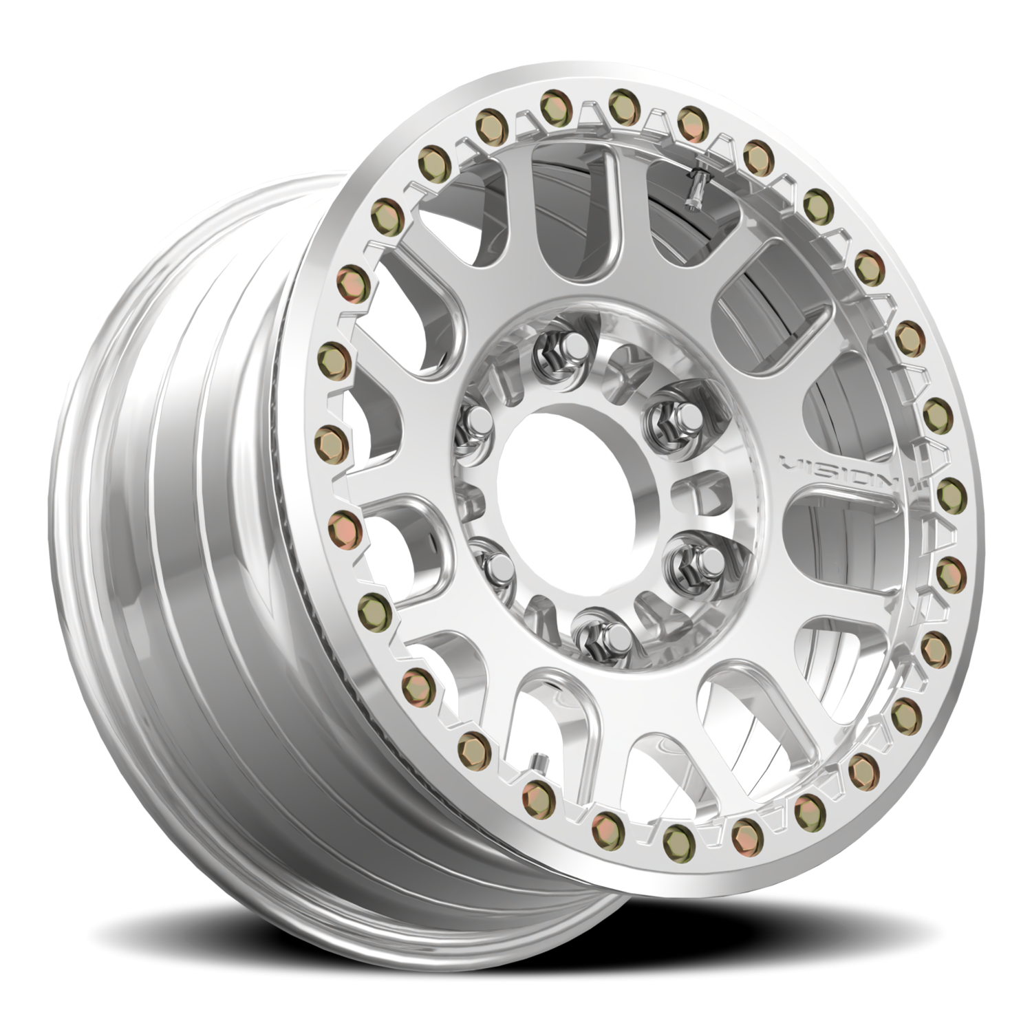 Vision Wheel 111BL Polished 17x9 +26 6x165.1mm 110mm - Wheelwiz