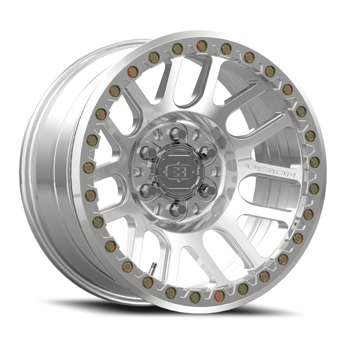 Vision Wheel 111BL Polished 18x9 -12 6x135mm 108mm - Wheelwiz