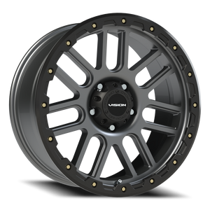 Vision Wheel 111 Gunmetal 20x9 -12 5x139.7mm 108mm - Wheelwiz
