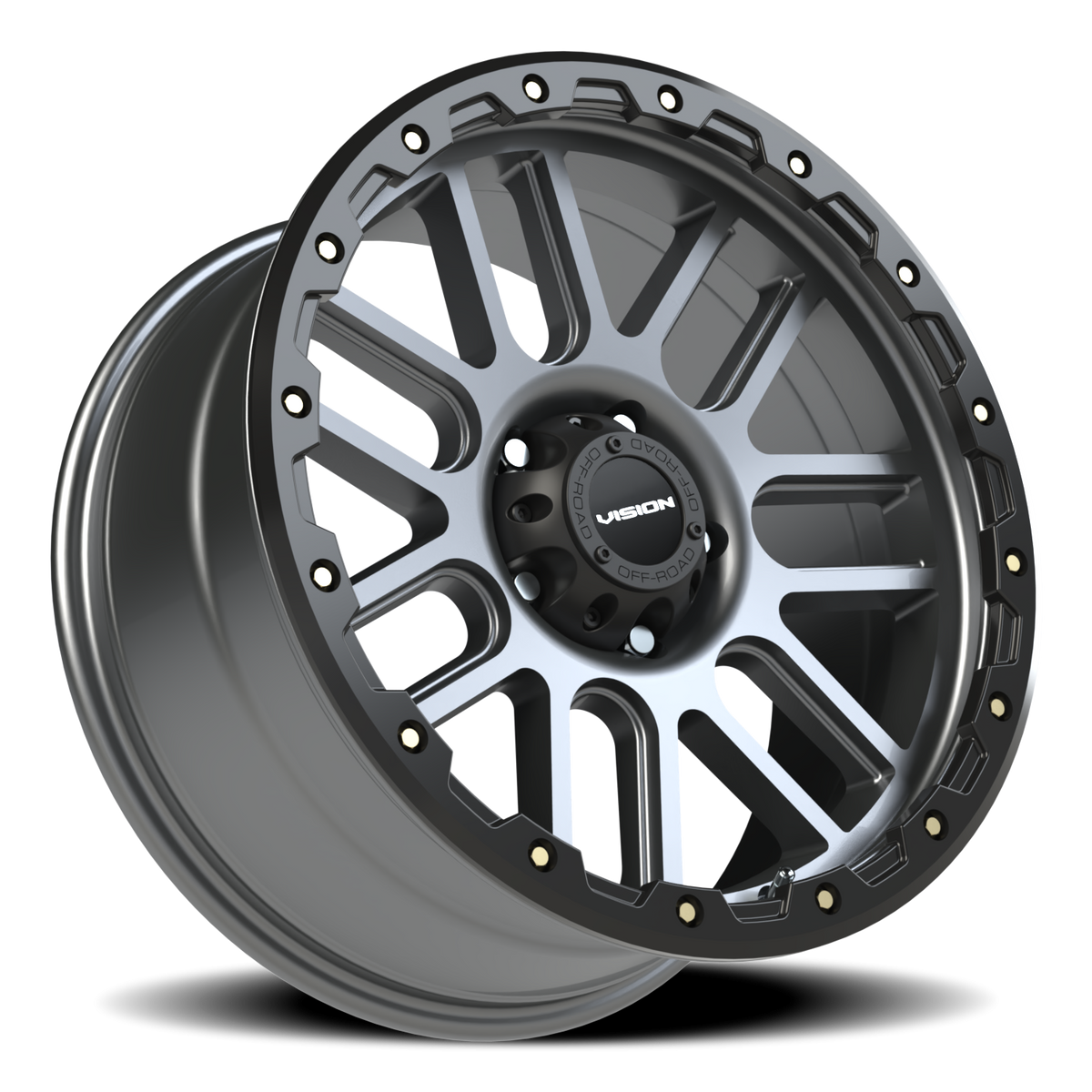 Vision Wheel 111 Gunmetal 20x9 -12 5x139.7mm 108mm - Wheelwiz