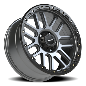 Vision Wheel 111 Gunmetal 20x9 -12 5x139.7mm 108mm - Wheelwiz